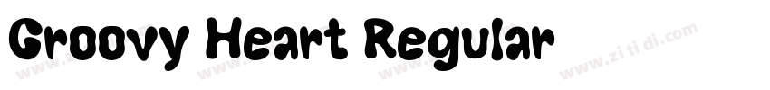 Groovy Heart Regular字体转换